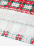Load image into Gallery viewer, Christmas Tree Plaid Girls Dress Petals Collar Ruffle
