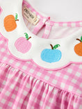 Load image into Gallery viewer, Thanksgiving Halloween Pumpkin Embroidery Girls Dress