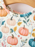 Load image into Gallery viewer, Fall Colorful Pumpkin Girls' Long-Sleeved Dress