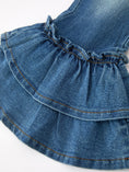 Load image into Gallery viewer, Girls Denim Leggings Ruffle Bell Bottom Pants