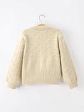 Load image into Gallery viewer, Christmas Tree Knit Cardigan Kids Holiday Sweater Button Front
