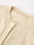 Load image into Gallery viewer, Christmas Tree Knit Cardigan Kids Holiday Sweater Button Front