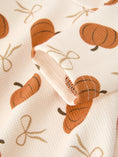 Load image into Gallery viewer, Girls Thanksgiving Pumpkin Bow Dress