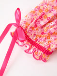 Load image into Gallery viewer, Girls Halloween & Thanksgiving Hot Pink Smocked Twirl Dress