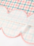 Load image into Gallery viewer, Girls Christmas Smocked Plaid Dress with Tree Embroidery