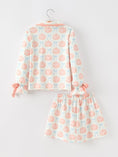 Load image into Gallery viewer, Mommy and Me Fall Pumpkin Print Pajama Set