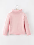 Load image into Gallery viewer, Girls Christmas Candy Cane Bow Knit Sweater