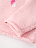 Load image into Gallery viewer, Girls Christmas Candy Cane Bow Knit Sweater
