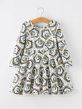 Load image into Gallery viewer, Christmas Girls Nativity Scene Print Twirl Dress