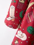 Load image into Gallery viewer, Girls Christmas Wreaths Twirl Long Sleeve Festive Dress