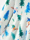 Load image into Gallery viewer, Christmas Girls Winter Ski & Pine Tree Print Twirl Dress