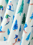 Load image into Gallery viewer, Christmas Girls Winter Ski & Pine Tree Print Twirl Dress