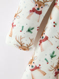 Load image into Gallery viewer, Girls Reindeer Christmas Twirl Long Sleeve Dress