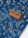 Load image into Gallery viewer, Girls Denim Bell Bottom Pants Decorative Print Flare Jeans