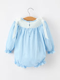 Load image into Gallery viewer, Christmas Nativity Smocked Baby Bubble Romper