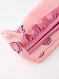 Load image into Gallery viewer, Fall Thanksgiving Pink Pumpkin Ruffle Zip Sleeper Waffle Jumpsuit