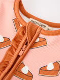 Load image into Gallery viewer, Girls Thanksgiving Pumpkin Pie Baby Girls Sleeper