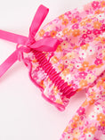 Load image into Gallery viewer, Girls Halloween & Thanksgiving Floral Smocked Bubble Romper