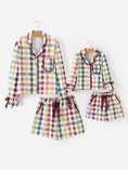 Load image into Gallery viewer, Mommy and Me Fall Plaid Pajama Set