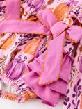 Load image into Gallery viewer, Halloween Thanksgiving Pumpkin Girls Romper with Ruffle Bow