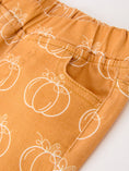 Load image into Gallery viewer, Fall Girls Pumpkin Bow Bell Bottom Pants
