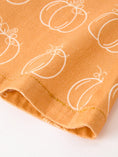 Load image into Gallery viewer, Fall Girls Pumpkin Bow Bell Bottom Pants