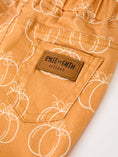 Load image into Gallery viewer, Fall Girls Pumpkin Bow Bell Bottom Pants
