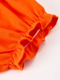 Load image into Gallery viewer, Fall Girls Pumpkin Appliqué Peter Pan Collar Bloomer Set