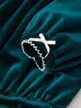 Load image into Gallery viewer, Baby Girls Emerald Green Velvet Peter Pan Collar Christmas Romper