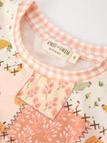 Load image into Gallery viewer, Thanksgiving Pumpkin Patchwork Girls Top And Shorts Outfit