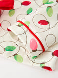 Load image into Gallery viewer, Christmas Lights Print Bow Tie Pajamas Set