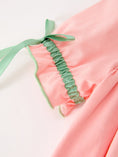 Load image into Gallery viewer, Christmas Baby Girls Pink Christmas Tree Embroidered Ruffle Romper