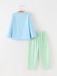 Load image into Gallery viewer, Christmas Boys Christmas Tree Embroidered Long Sleeve Top & Pants Set