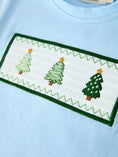 Load image into Gallery viewer, Christmas Boys Christmas Tree Embroidered Long Sleeve Top & Pants Set