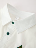 Load image into Gallery viewer, Boys Christmas Tree Embroidered White Short Sleeve Button Down Shirt