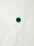 Load image into Gallery viewer, Boys Christmas Tree Embroidered White Short Sleeve Button Down Shirt