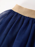 Load image into Gallery viewer, FALL Girls Navy Fox Sequin Tulle Tutu Skirt