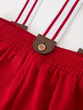 Load image into Gallery viewer, Christmas Boys Christmas Tree Truck Print Shirt & Red Suspender Pants Set