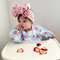 Load image into Gallery viewer, The Grayson Long Sleeve Bib - Strawberry Patch