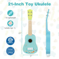 Load image into Gallery viewer, 21 Inch Ukulele Guitar for Kids with Basswood Body for 3+ Years Old