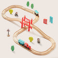 Load image into Gallery viewer, Tiny Land® Wooden Train Set for Children