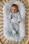 Load image into Gallery viewer, Baby Blue Bamboo Knot Gown