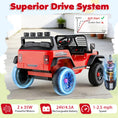 Load image into Gallery viewer, 24V Ride On Car for Kids with Parent Remote Control and Music