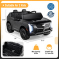 Load image into Gallery viewer, 24V Ride on Truck 2-Seater Licensed Cadillac with Remote Control