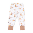Load image into Gallery viewer, Woodland Animals with Pumpkins - Short Sleeve Loungewear Set