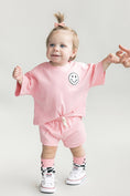Load image into Gallery viewer, Smiley Shorts Set | Pink Peach