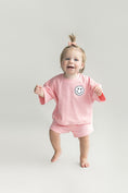Load image into Gallery viewer, Smiley Shorts Set | Pink Peach