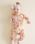 Load image into Gallery viewer, Bamboo Zip Romper | Sweet Blossom