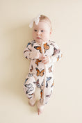 Load image into Gallery viewer, Bamboo Zip Romper | Butterflies