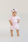 Load image into Gallery viewer, Checkered Shorts Set | Pink